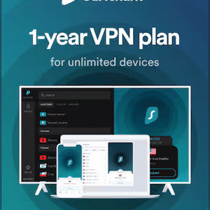 Surfshark VPN 1 | Onbeperkte Apparaten | 1 Jaar