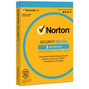 Norton Security Deluxe | 3 Apparaat | 1 Jaar